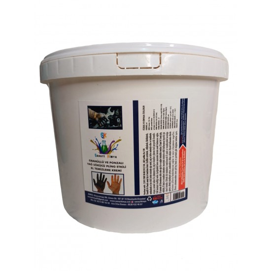 Endüstriyel Granür lü Ponza lı El Temizleme Sabunu ( Kremi) 5 KG